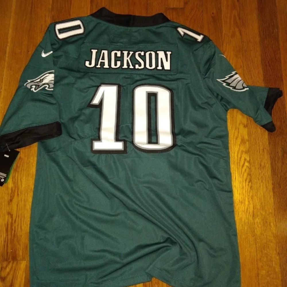 Philadelphia Eagles Jersey #10 Jackson 100 ann